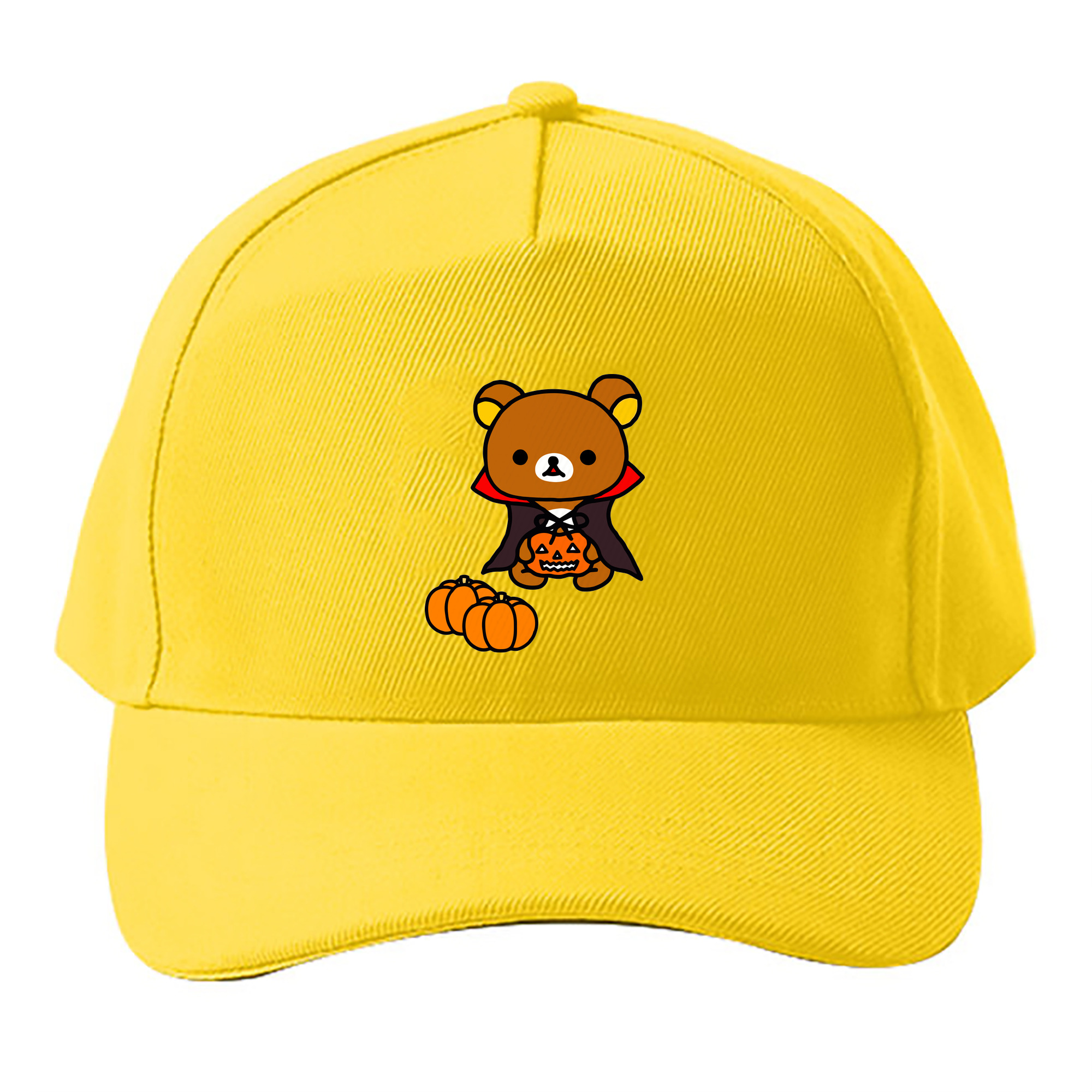 （画像用） リラックマ リラックマ キイロイトリ Rilakkuma Korilakkuma Kiiroitori ベースボールキャップ 綿100％ 男女兼用 帽子 スポーツ